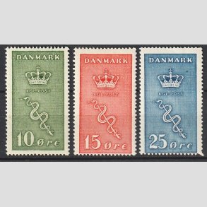 FRIM�RKER DANMARK | 1929 - AFA 178,179,180 - 10+5,15+5,25+5 �re Kr�ftfrim�rker i komplet s�t - Postfrisk