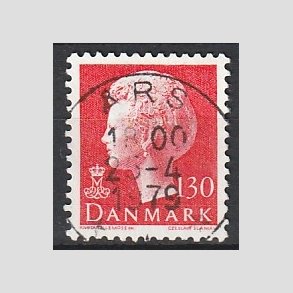 FRIMRKER DANMARK | 1979 - AFA 678 - Dronning Margrethe - 130 re rd - Pragt Stemplet rs
