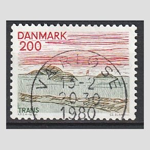 FRIM�RKER DANMARK | 1979 - AFA 688 - Nordjylland - 200 �re flerfarvet - Pragt Stemplet