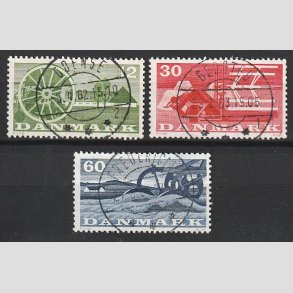 FRIMRKER DANMARK | 1960 - AFA 381,382,383 - Landbrugsmotiver - 12, 30 og 60 re i st - Pragt Stemplet