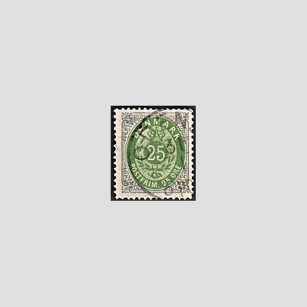 FRIMRKER DANMARK | 1875 - AFA 29 - 25 re gr/grn - Stemplet