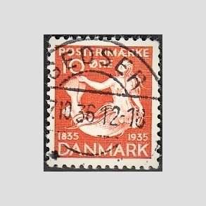 FRIM�RKER DANMARK | 1935 - AFA 225 - H. C. Andersen 10 �re orange - Lux Stemplet