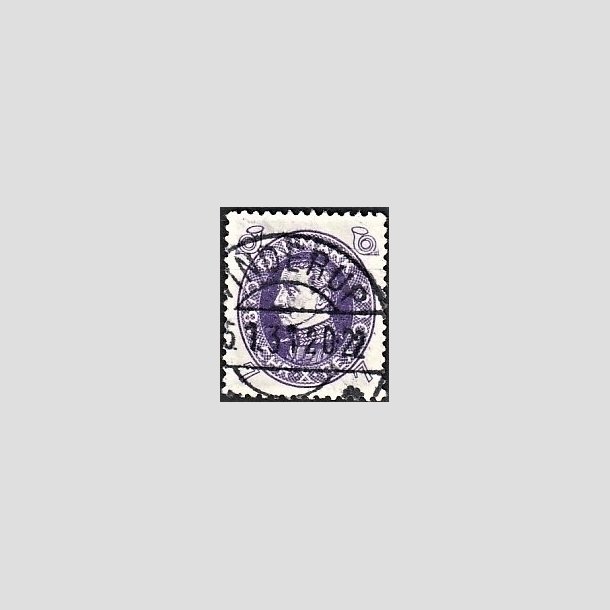 FRIMRKER DANMARK | 1930 - AFA 187 - Chr. X 60 r 7 re violet - Lux Stemplet "VINDERUP"