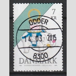 FRIM�RKER DANMARK | 2015 - AFA 1812 - Danske ordener - 7,00 Kr. flerfarvet - Pragt Stemplet