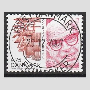 FRIM�RKER DANMARK | 2007 - AFA 1518 - Store danskere I - 4,75 Kr. flerfarvet - Lux Stemplet