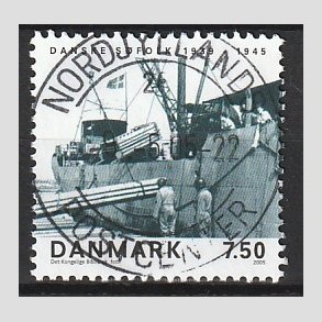 FRIM�RKER DANMARK | 2005 - AFA 1436 - Danske s�folk - 7,50 Kr. Avancaj - Pragt Stemplet