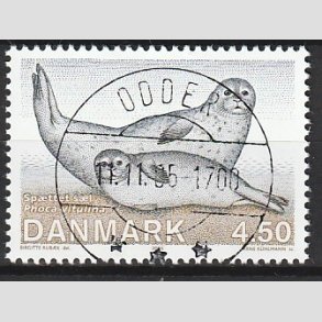 FRIM�RKER DANMARK | 2005 - AFA 1451 - S�ler i Danmark - 4,50 Kr. sp�ttet s�l - Pragt Stemplet Odder