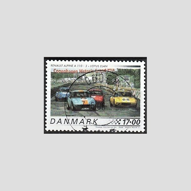 FRIMRKER DANMARK | 2006 - AFA 1473 - Klassiske racerbiler - 17,00 Kr. Lotus Elan - Pragt Stemplet Odder