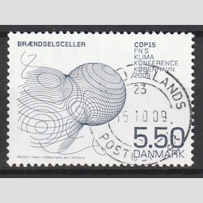 FRIM�RKER DANMARK | 2009 - AFA 1590 - COP15 - 5,50 Kr. flerfarvet - Lux Stemplet