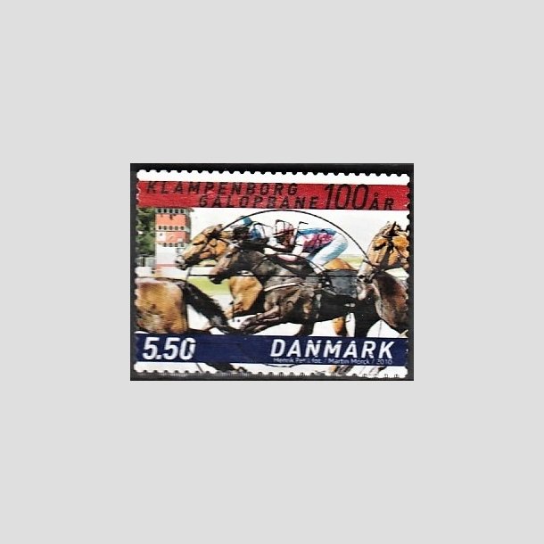 FRIMRKER DANMARK | 2010 - AFA 1626E - Klampenborg Galopbane 100 r. - 5,50 Kr. flerfarvet - Pragt Stemplet