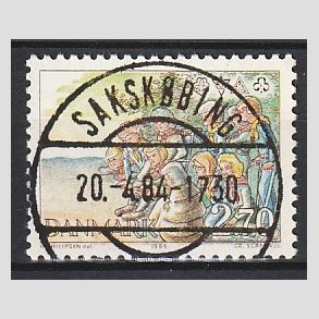 FRIM�RKER DANMARK | 1984 - AFA 802 - Spejderliv - 2,70 Kr. flerfarvet - Pragt Stemplet