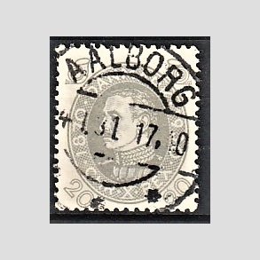 FRIMRKER DANMARK | 1930 - AFA 191 - Chr. X 60 r 20 re gr - Lux Stemplet