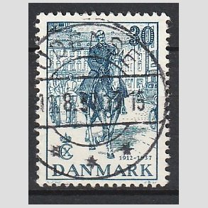 FRIM�RKER DANMARK | 1937 - AFA 242 - Chr. X 25 �re jubil�um 30 �re bl� - Lux Stemplet