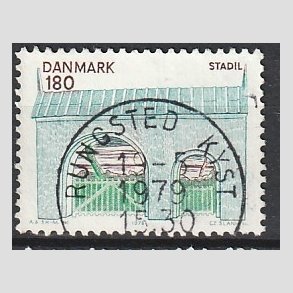 FRIM�RKER DANMARK | 1978 - AFA 663 - Midtjylland - 180 �re flerfarvet - Pragt Stemplet