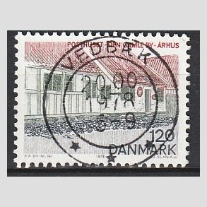 FRIM�RKER DANMARK | 1978 - AFA 661 - Midtjylland - 120 �re flerfarvet - Pragt Stemplet Vedb�k