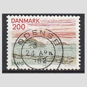 FRIM�RKER DANMARK | 1979 - AFA 688 - Nordjylland - 200 �re flerfarvet - Pragt Stemplet