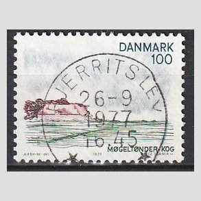 FRIM�RKER DANMARK | 1975 - AFA 599 - S�nderjylland - 100 �re flerfarvet - Pragt Stemplet