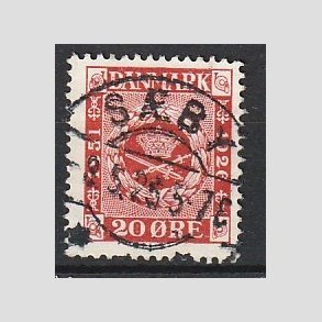 FRIM�RKER DANMARK | 1926 - AFA 155 - Frim�rkets 75 �rs jubil�um 20 �re r�d - Lux Stemplet 