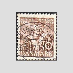 FRIM�RKER DANMARK | 1936 - AFA 231 - Reformationen 10 �re brun - Lux Stemplet 