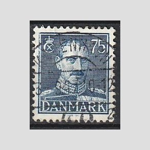 FRIMRKER DANMARK | 1946 - AFA 297 - Chr. X 75 re mrkbl - Lux Stemplet Kbenhavn