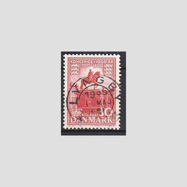 FRIMRKER DANMARK | 1953-56 - AFA 354 - Kongeriget 1000 r - 30 re rd - Pragt Stemplet