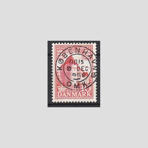 FRIMRKER DANMARK | 1953-56 - AFA 349 - Kongeriget 1000 r - 30 re rd - Pragt Stemplet