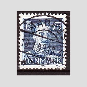 FRIMRKER DANMARK | 1946 - AFA 297 - Chr. X 75 re mrkbl - Lux Stemplet Aarhus