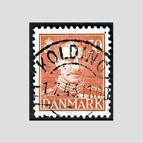 FRIMRKER DANMARK | 1942-44 - AFA 278 - Chr. X 30 re orange - Lux Stemplet
