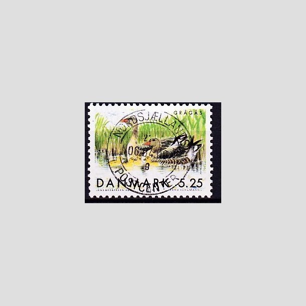 FRIMRKER DANMARK | 1999 - AFA 1223 - Danske trkfugle - 5,25 Kr. grgs - Pragt Stemplet