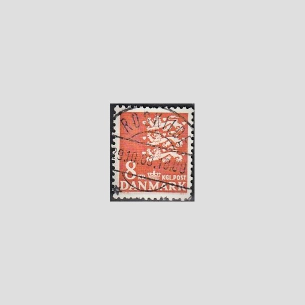 FRIMRKER DANMARK | 1979 - AFA 681 - Rigsvben 8 Kr. orange - Pragt Stemplet Roskilde