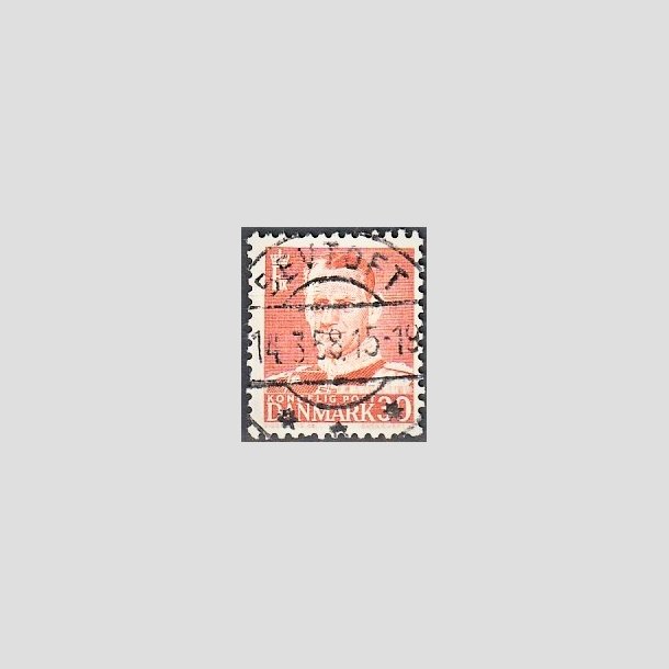 FRIMRKER DANMARK | 1952-53 - AFA 337 - Frederik IX - 30 re rd - Pragt Stemplet