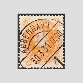 FRIMRKER DANMARK | 1930 - AFA 193 - Chr. X 60 r 30 re gul - Lux Stemplet