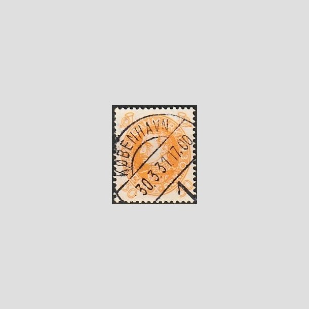 FRIMRKER DANMARK | 1930 - AFA 193 - Chr. X 60 r 30 re gul - Lux Stemplet