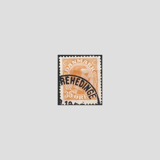 FRIMRKER DANMARK | 1913 - AFA 73 - Chr. X 35 re orange - Lux Stemplet "STOREHEDINGE"