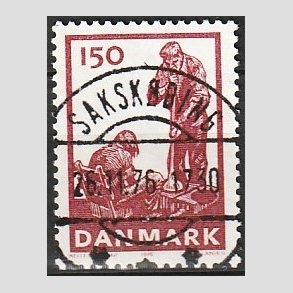 FRIM�RKER DANMARK | 1976 - AFA 630 - Dansk glasproduktion - 150 �re brunlilla - Pragt Stemplet