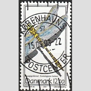 FRIM�RKER DANMARK | 2003 - AFA 1354 - Instekter. - 12,00 Kr. Kongeguldsmed - Pragt Stemplet