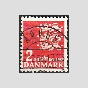 FRIMRKER DANMARK | 1946-47 - AFA 294 - Rigsvben 2 Kr. rd - Lux Stemplet