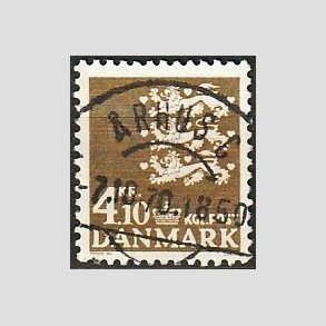 FRIMRKER DANMARK | 1970 - AFA 502 - Rigsvben 4,10 Kr. olivenbrun - Pragt Stemplet