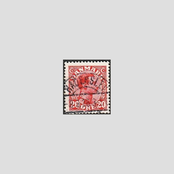 FRIMRKER DANMARK | 1925-26 - AFA 147 - Chr. X 20 re rd - Lux Stemplet "HADERSLEV"