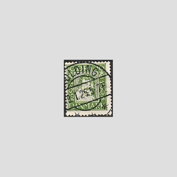 FRIMRKER DANMARK | 1924 - AFA 134 - Postjubilum 10 re grn - Lux Stemplet