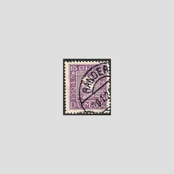 FRIMRKER DANMARK | 1924 - AFA 139 - 15 re violet - Lux Stemplet 