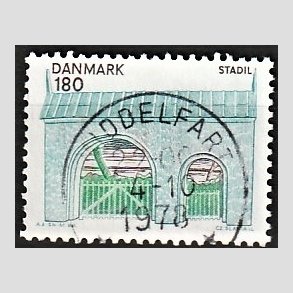 FRIM�RKER DANMARK | 1978 - AFA 663 - Midtjylland - 180 �re flerfarvet - Pragt Stemplet