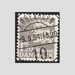 FRIMRKER DANMARK | 1962 - AFA 403 - Rigsvben 1,20 Kr. gr - Lux Stemplet