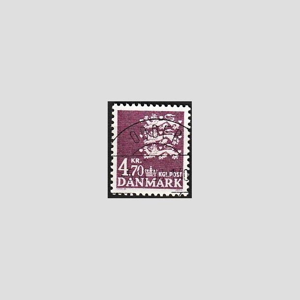 FRIMRKER DANMARK | 1981 - AFA 723 - Rigsvben 4,70 Kr. violet - Lux Stemplet