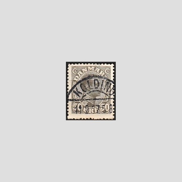 FRIMRKER DANMARK | 1921-22 - AFA 129 - Chr. X 50 re olivengr - Lux Stemplet "KOLDING"
