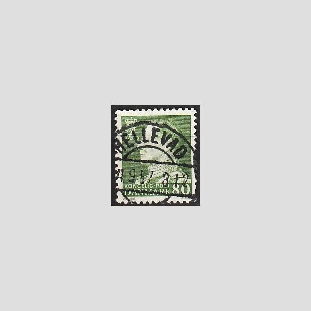 FRIMRKER DANMARK | 1967 - AFA 462F - Fr. IX 80 re grn - Lux Stemplet Hellevad