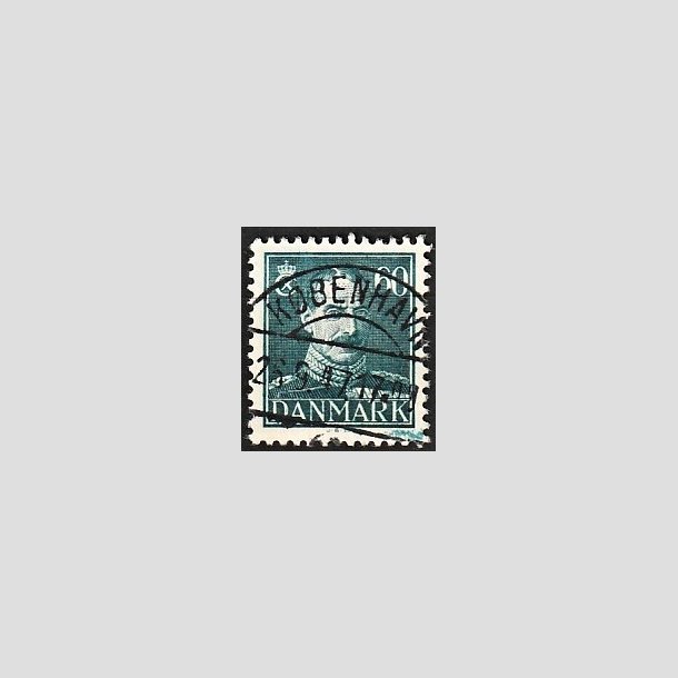 FRIMRKER DANMARK | 1944 - AFA 284 - Chr. X 60 re blgrn - Lux Stemplet