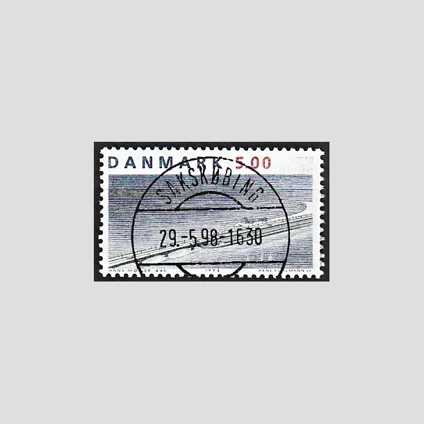 FRIMRKER DANMARK | 1998 - AFA 1174 - Storebltsforbindelsen - 5,00 Kr. Vestbroen - Pragt Stemplet