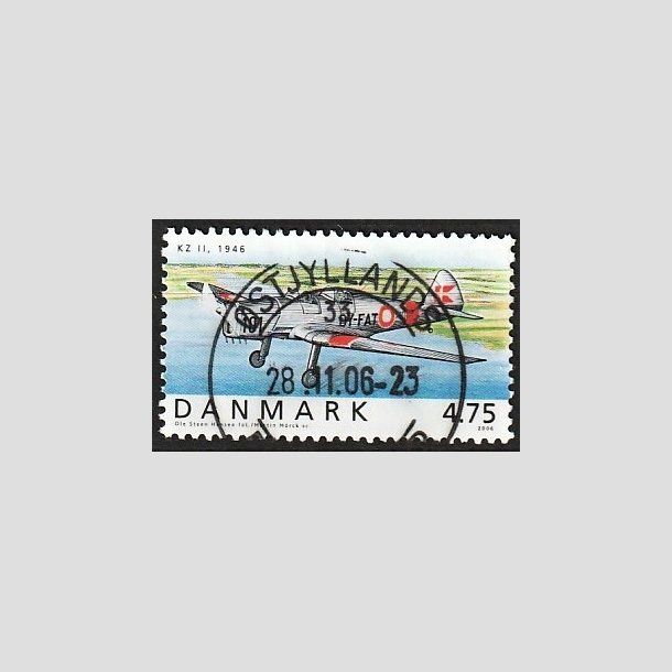 FRIMRKER DANMARK | 2006 - AFA 1479 - Ellehammer - 4,75 Kr. flerfarvet - Pragt Stemplet