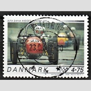 FRIM�RKER DANMARK | 2006 - AFA 1470 - Klassiske racerbiler - 4,75 Kr. Alfa Dana - Pragt Stemplet